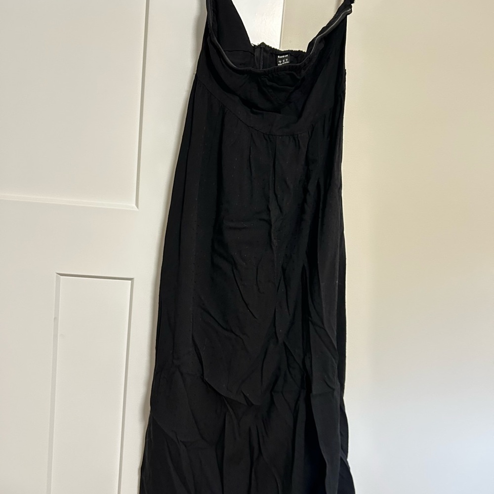 SHEIN Black Textured Dress